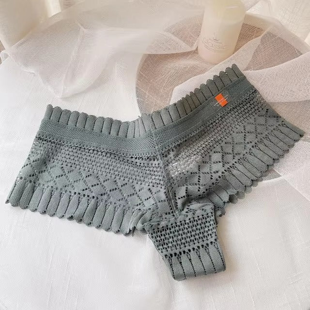 Lingerie Lace Low-waist Briefs Embroidery G String Underpant Panties
