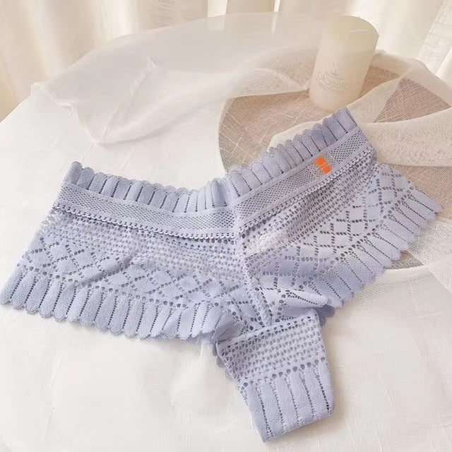 Lingerie Lace Low-waist Briefs Embroidery G String Underpant Panties