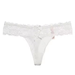 Lingerie Lace Low-waist Briefs Hollow Out Underpants Intimates G String Panties