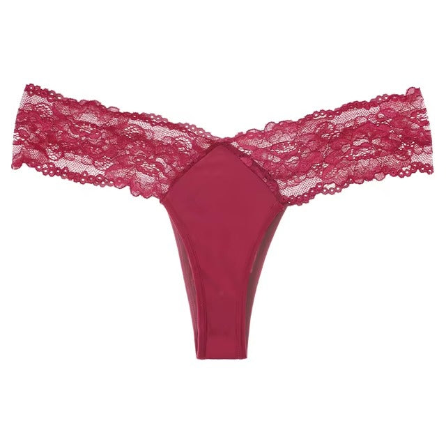 Lingerie Lace Low-waist G String Breathable Ultra Thin Intimates Panties