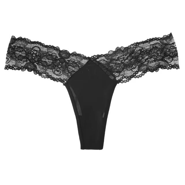 Lingerie Lace Low-waist G String Breathable Ultra Thin Intimates Panties