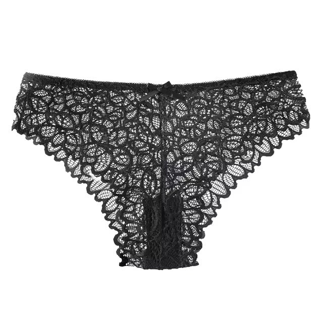 Lingerie Lace Low-waist Transparent High Elasticity G String Underpant Panties