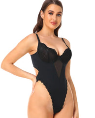 Lingerie Lace Open Crotch V-collar with Colombianas Underwear