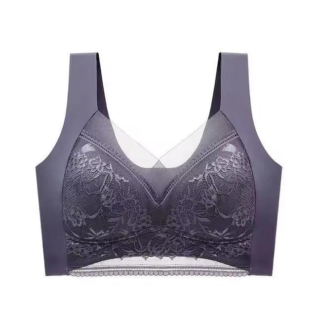 Lingerie Lace Push Up Ice Silk Deep V Plus Size Cup underwear