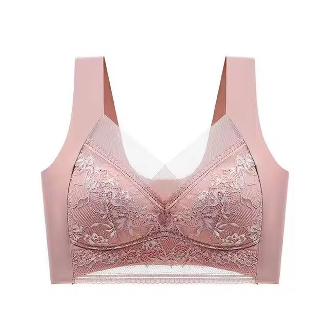 Lingerie Lace Push Up Ice Silk Deep V Plus Size Cup underwear