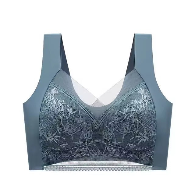 Lingerie Lace Push Up Ice Silk Deep V Plus Size Cup underwear