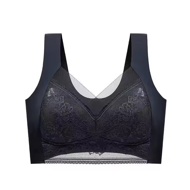 Lingerie Lace Push Up Ice Silk Deep V Plus Size Cup underwear