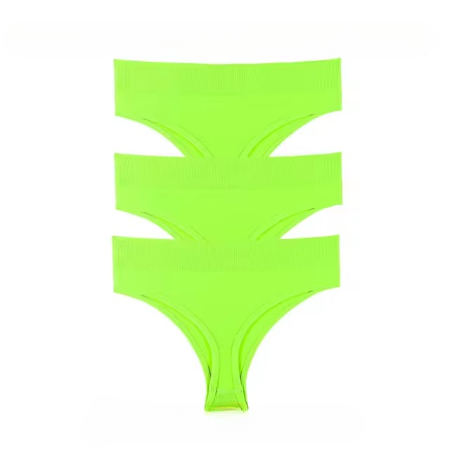 Lingerie Low Waist Seamless Comfort Underwear G String Thong Breathable 3Pcs Panties