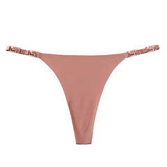 Lingerie Low-waist Diamond Chain Underwear Metal Decoration G String Panties