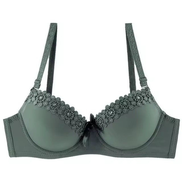 Lingerie Push Up Brassiere Plunge Embroidery Underwear Plus Size Everyday Bra