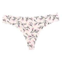 Lingerie Seamless Low-waist Printing Underwear G String Temptation Panties