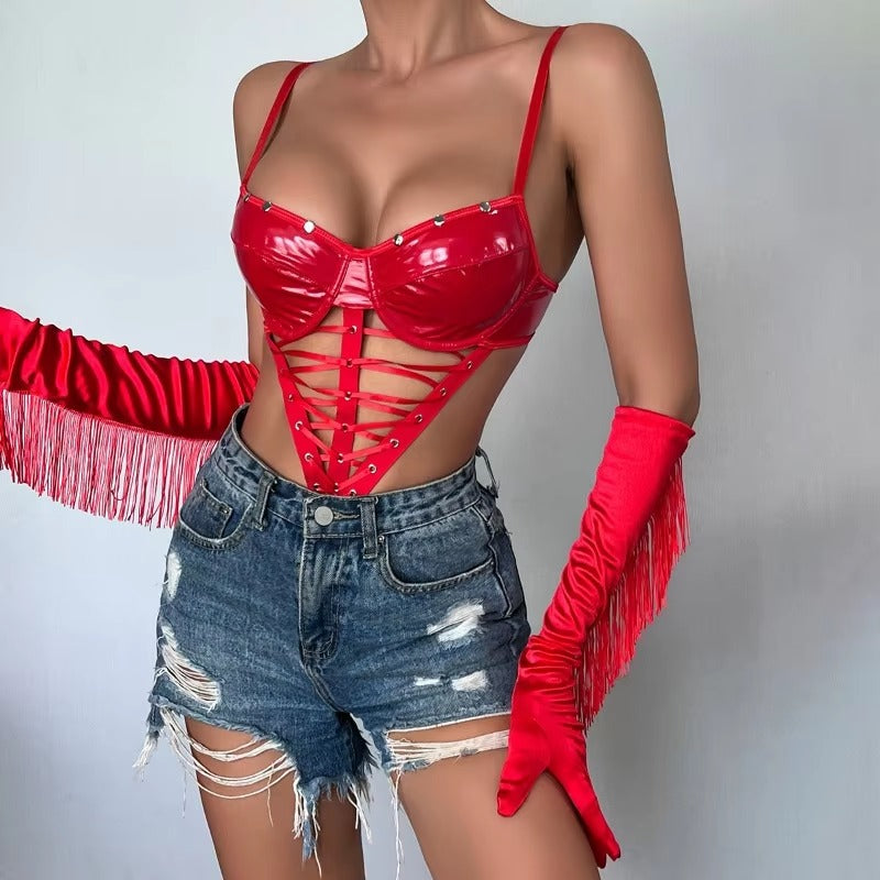 Lingerie Solid Back Closure Sequined Full Network Transparent Clothing Bra Set