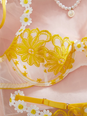 Luxury Sweet Lace Intimate Erotic Beautiful Floral Embroidery Underwear