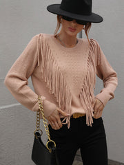 FOREST ADVENTURES KNIT TOP - NEUTRAL