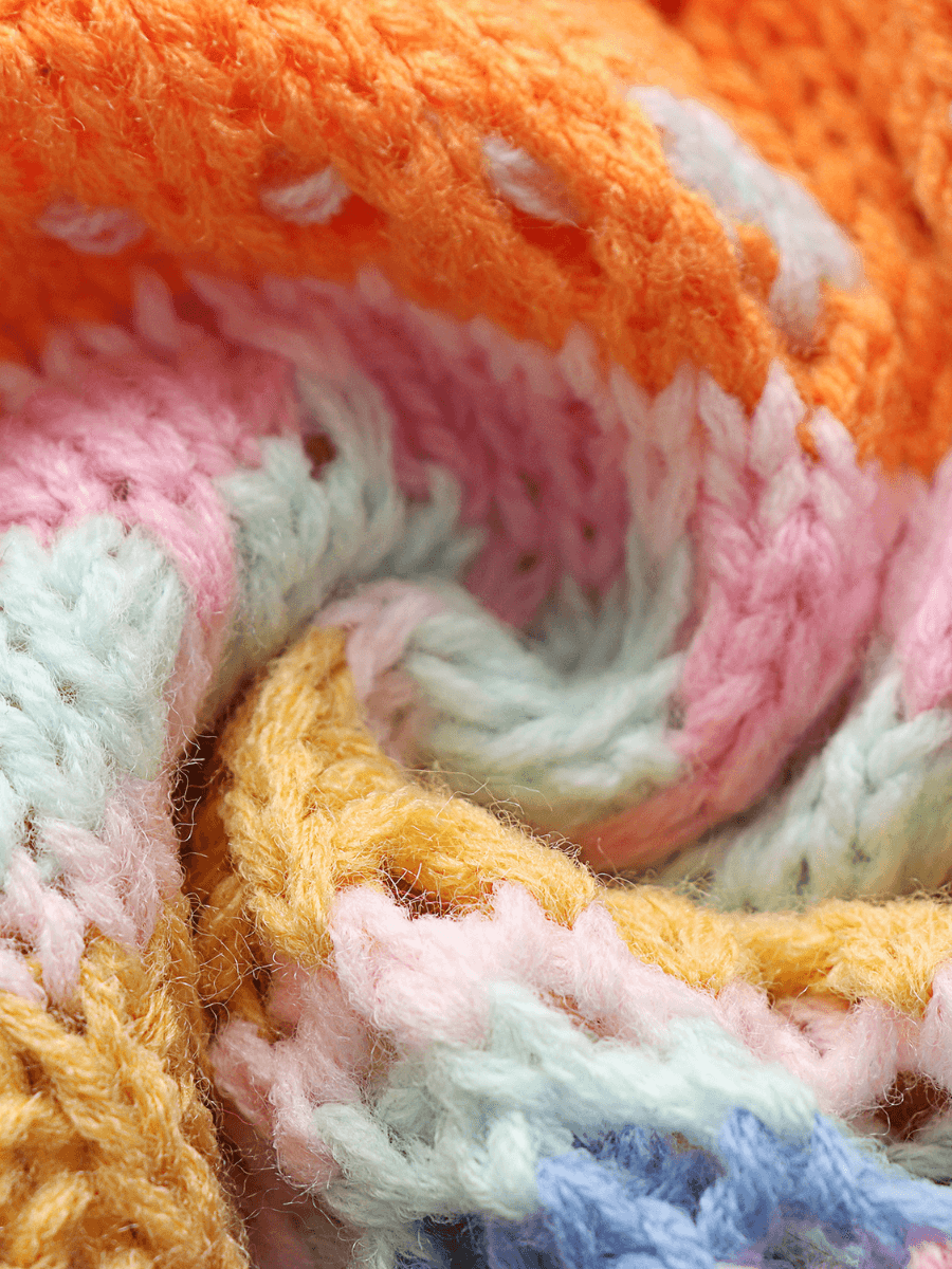 Pumpkin Date Knit Cardigan - Orange
