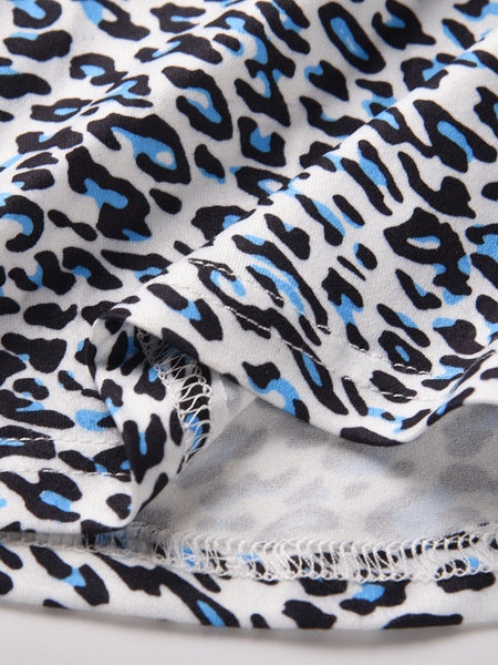 Pajamas Giraffe Print Turndown Collar Long Sleeves Polyester Lingerie Sleepwear