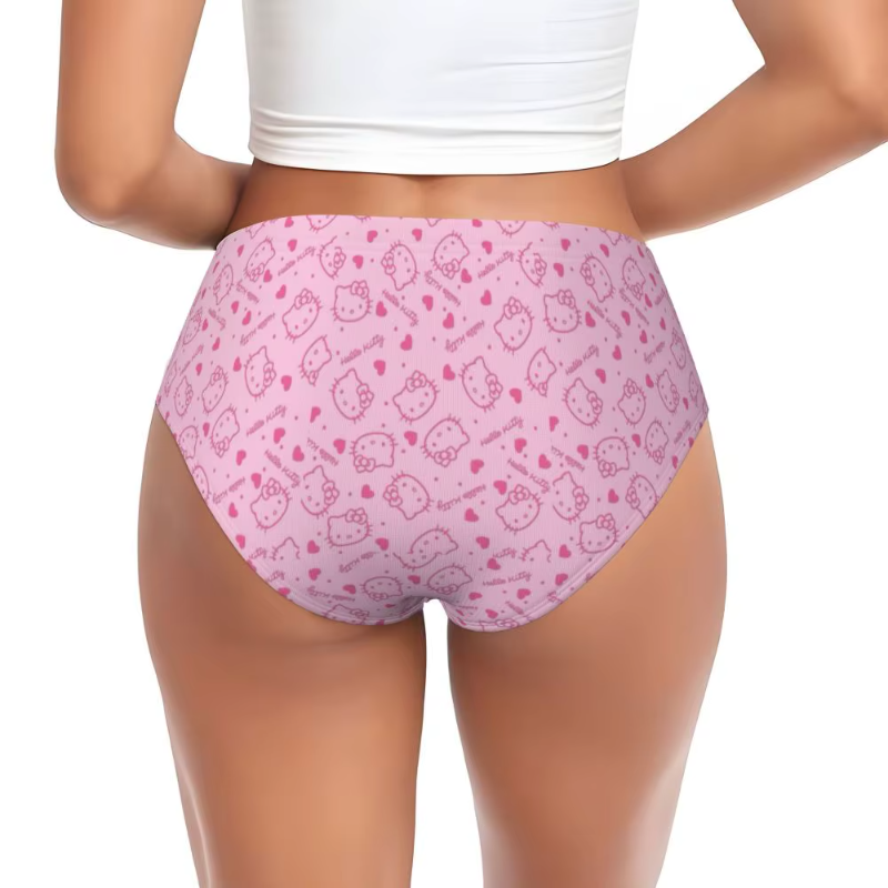 Panties Underwear Hello Kitty Cat Comfort Briefs Underpants