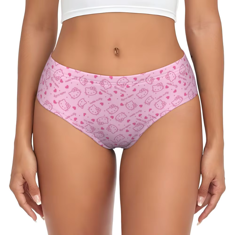 Panties Underwear Hello Kitty Cat Comfort Briefs Underpants