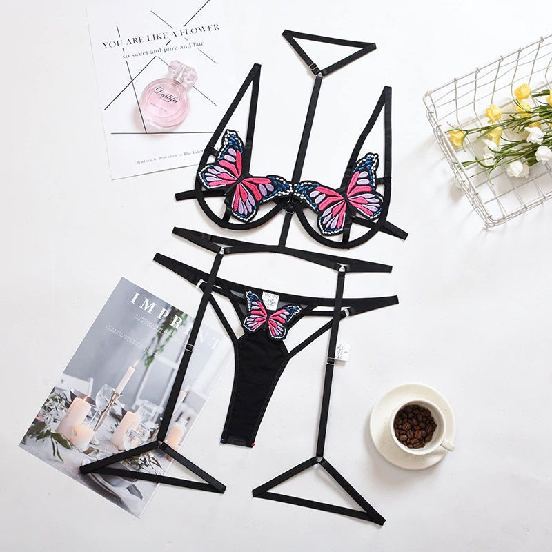 Party Outfit Bra Underwire Intimate Lingerie Set