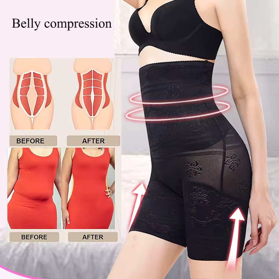 Plus Size Open Crotch High Wast Shapewear