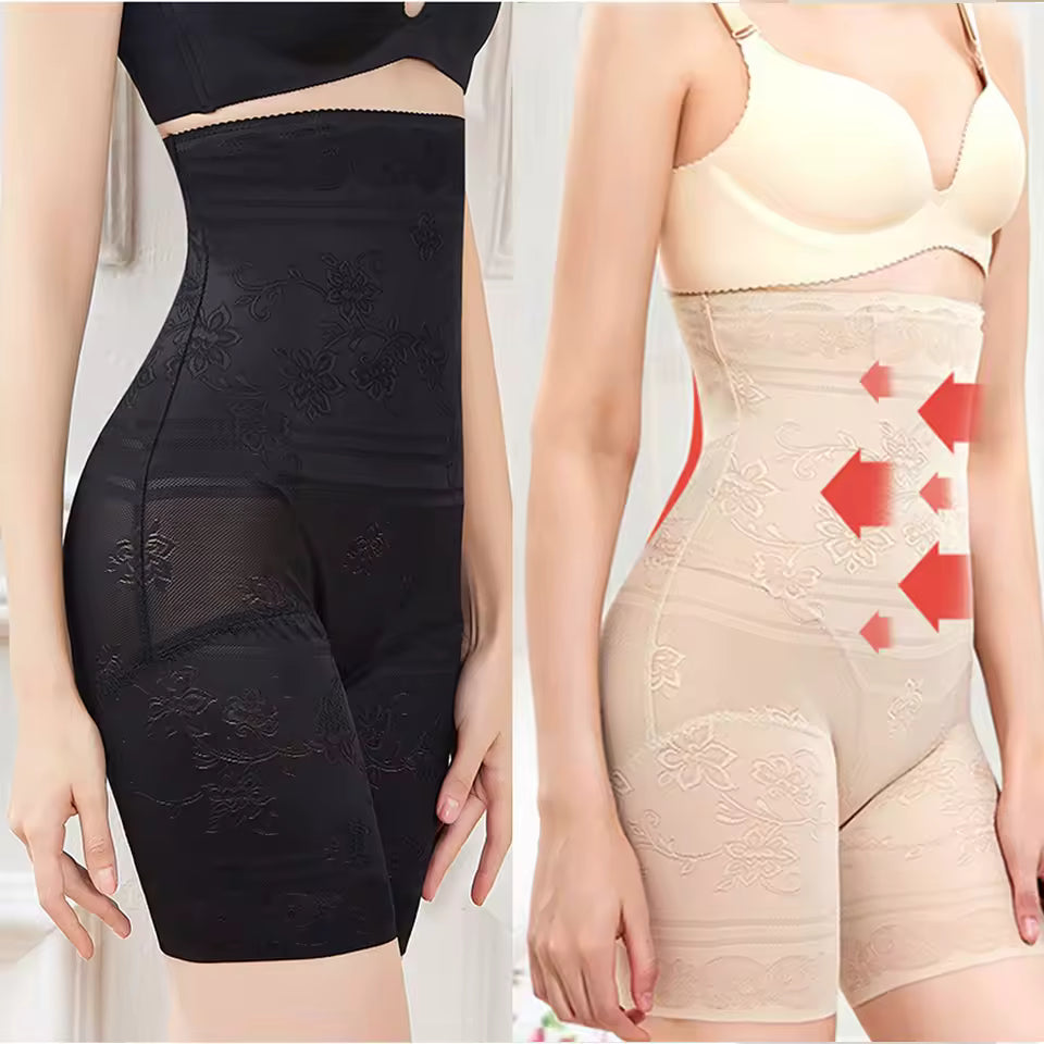 Plus Size Open Crotch High Wast Shapewear