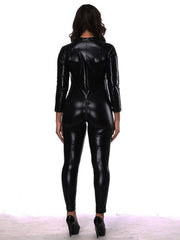Pole Dancing Long Sleeve Crewneck Cut Out Clubwear