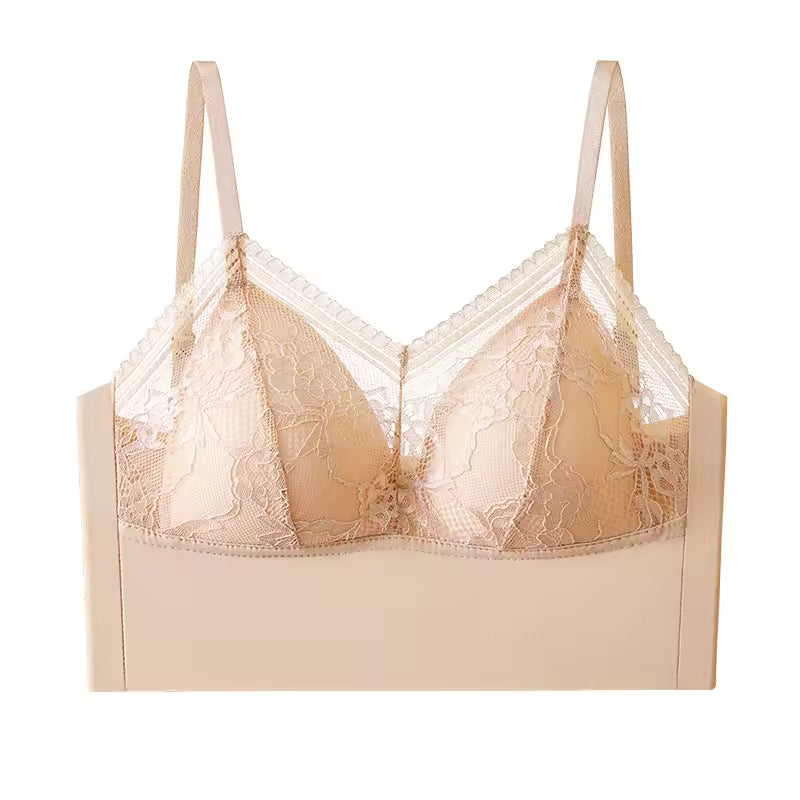 Push Up Padded Underwear Comfort Brassiere Non-wire Lace Lingerie Seamless Bras