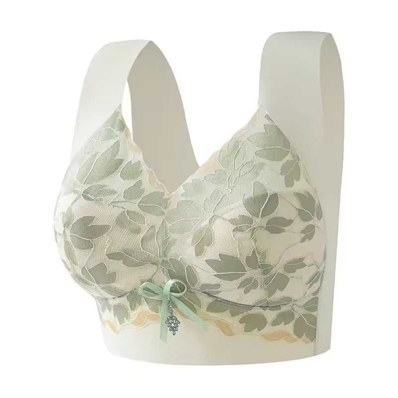 Push-up Anti-Sagging Underwear With Large Breasts And Small Breasts Seamless Lace Bra
