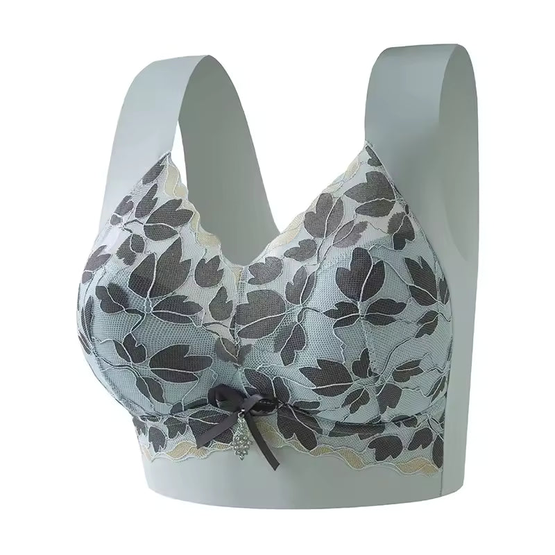 Push-up Anti-Sagging Underwear With Large Breasts And Small Breasts Seamless Lace Bra