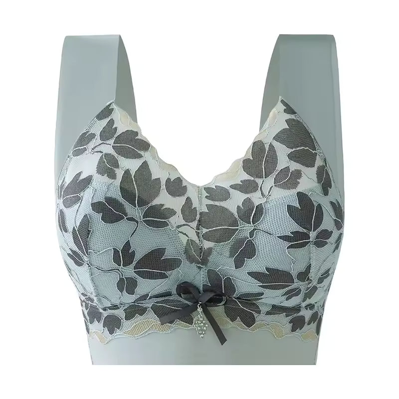 Push-up Anti-Sagging Underwear With Large Breasts And Small Breasts Seamless Lace Bra