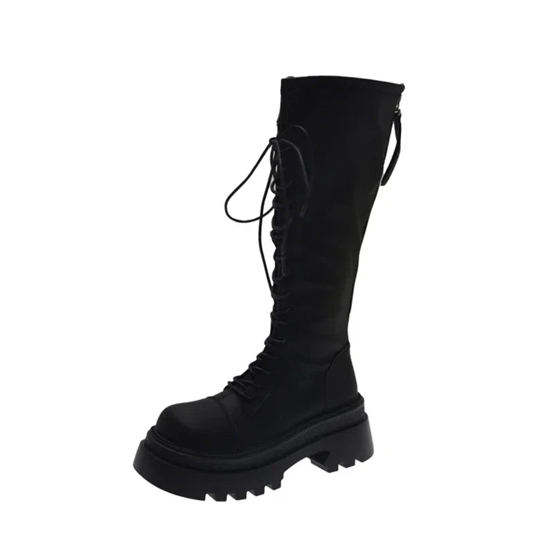 Flats Platform High Boots Shoes