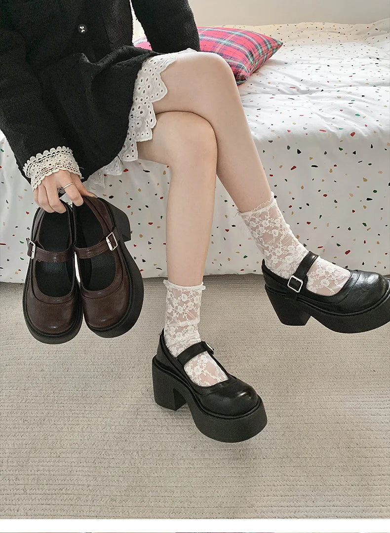 Shoes Woman Comfortable And Elegant All-Match Shallow Mouth Casual Sneakers Round Toe Clogs Platform Flats On Heels R