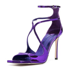 High-quality Hollow Slim High Heel Fish Mouth Sandals