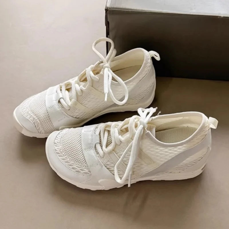 Students Running Shoes Mesh Breathable Casual Sports Shoes Lightweight Comfortable Soft Sneakers Mujer Zapatos