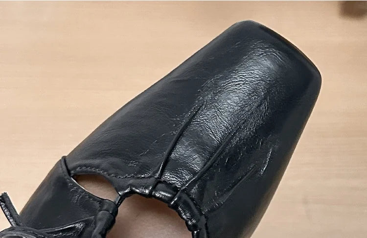 Casual Flat Shoes Mary Jane Style Simple Soft Versatile Comfortable Single Shoes