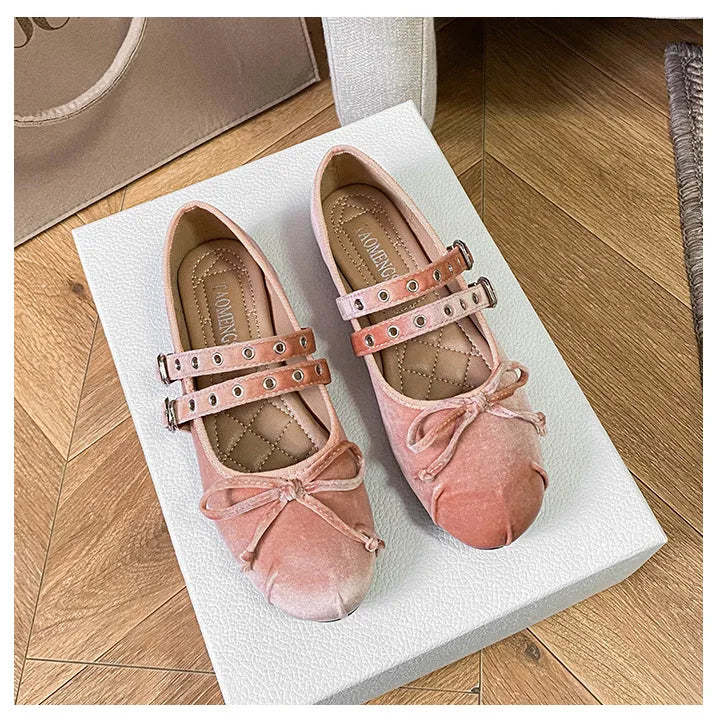 silver glitter ballet flats round toe riband cross-tied bow ballerina shoes crystal wedding bridesmaid flats shoes size 43