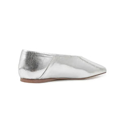 European and American Genuine Leather Flat Bottomed Square Toe Single Shoes