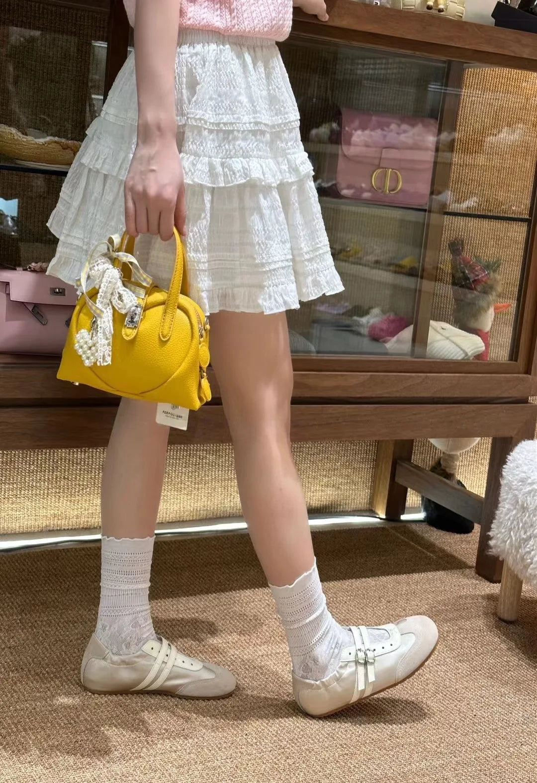 Flats Sports Shoes Sneakers Casual Shallow Loafers Shoes Walking Ballet Trend Sneakers