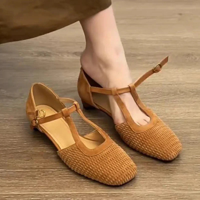 Heels Sandals Elegant Casual Dress Chunky Shoes Slippers Walking Comfort Mujer De Sandalias