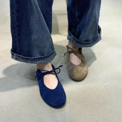 Lace Up Mary Janes Flats Shoes