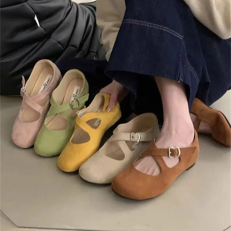 Sport Shoes Casaul Sneakers Flats Woman Loafers Brand Walking Shoes Trend Buckle Zapatos