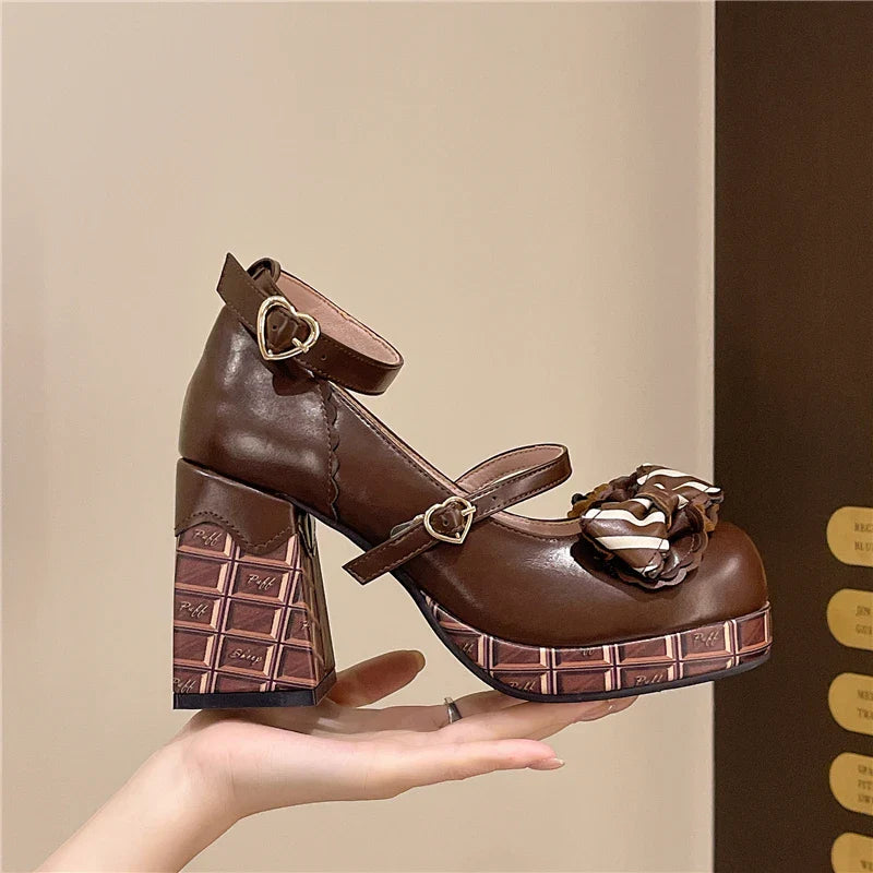 Sweet Girls Lolita High Heels Platform Shoes