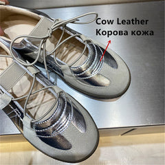 Genuine Leather Sneakers
