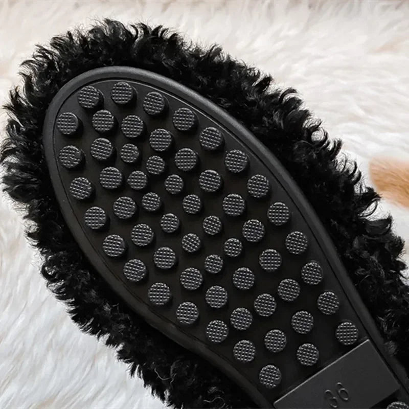 Plush Warm Flat Shoes