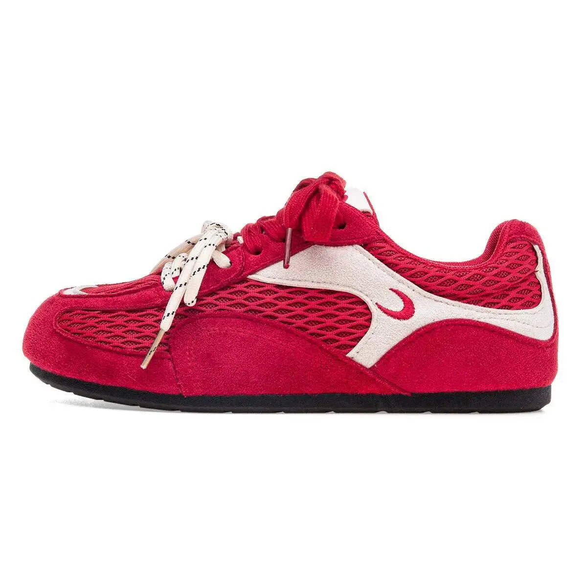 Casual Sneakers Soft Soled Mesh Sneakers Lightweight Breathable Ins Trendy Color Block Japanese Style