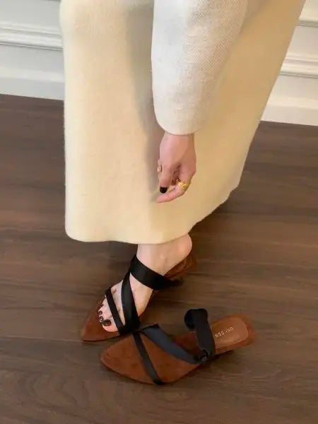 Womens Shoes Open Toe Sandal Clogs Wedge All-Match High Heels Peep Girls Pointed Platform Retr