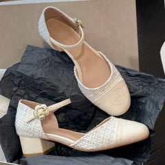 genuine leather fabric patchwork ankle strap flats sandals round toe casual espadrilles shoes