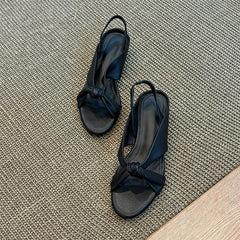 Pleated Flats Sandals Slippers Beach Walking Flip Flops Mujer Slides Sandalias