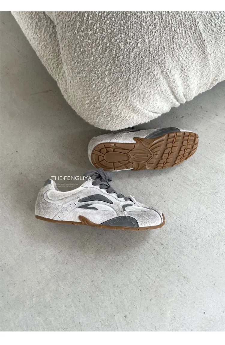 Sports Shoes Breathable Soft-Soled Forrest Gump Shoes Genuine Leather Dad Shoes German Training Shoes