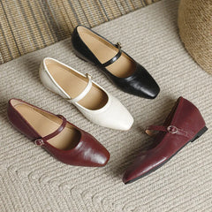 mary janes shoes woman height increasing flats soft leather ankle belt mocasines elevator shoes zapatos de mujer 2025